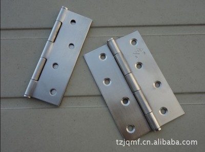 【小四寸不銹鋼合頁】價(jià)格,廠家,圖片,合頁、鉸鏈,臺(tái)州市路橋區(qū)金清民豐五金廠-